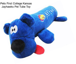 Pets First College Kansas Jayhawks Pet Tube Toy