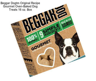 Beggar Dogtm Original Recipe Gourmet Oven-Baked Dog Treats 16 oz. Box