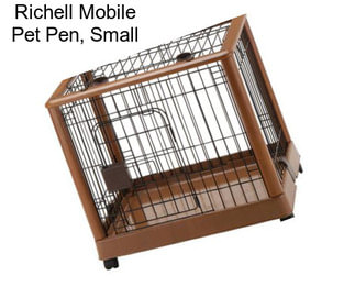 Richell Mobile Pet Pen, Small