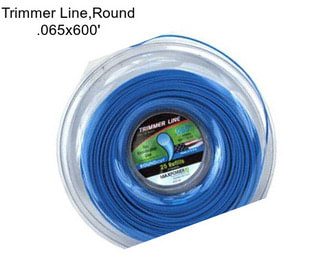 Trimmer Line,Round .065x600\'