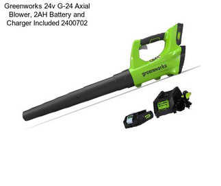 Greenworks 24v G-24 Axial Blower, 2AH Battery and Charger Included 2400702
