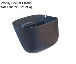 Woolly Pocket Plastic Wall Planter (Set of 4)