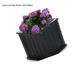 Cape Cod Patio Planter 20x20 Black