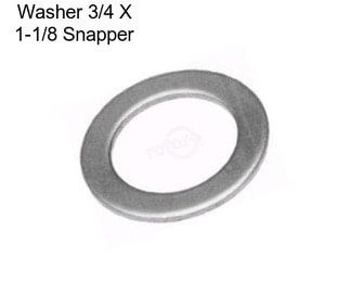 Washer 3/4\