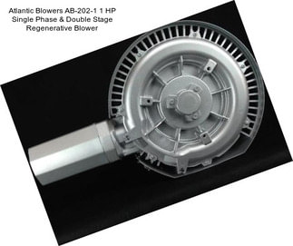 Atlantic Blowers AB-202-1 1 HP Single Phase & Double Stage Regenerative Blower