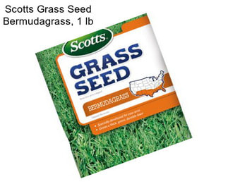 Scotts Grass Seed Bermudagrass, 1 lb