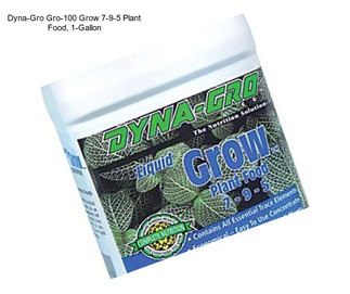 Dyna-Gro Gro-100 Grow 7-9-5 Plant Food, 1-Gallon