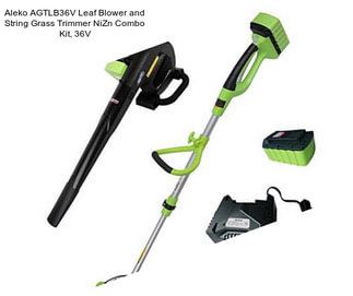 Aleko AGTLB36V Leaf Blower and String Grass Trimmer NiZn Combo Kit, 36V