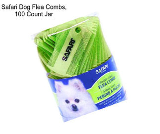 Safari Dog Flea Combs, 100 Count Jar