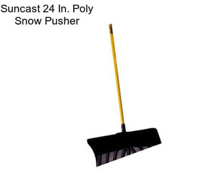 Suncast 24 In. Poly Snow Pusher
