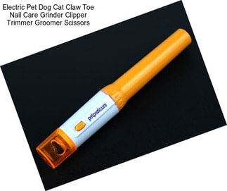 Electric Pet Dog Cat Claw Toe Nail Care Grinder Clipper Trimmer Groomer Scissors