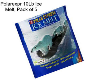 Polarexpr 10Lb Ice Melt, Pack of 5