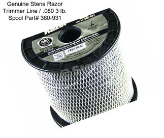 Genuine Stens Razor Trimmer Line / .080 3 lb. Spool Part# 380-931