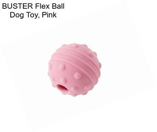 BUSTER Flex Ball Dog Toy, Pink