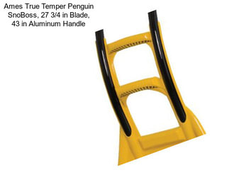 Ames True Temper Penguin SnoBoss, 27 3/4 in Blade, 43 in Aluminum Handle