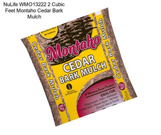 NuLife WMO13222 2 Cubic Feet Montaho Cedar Bark Mulch