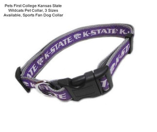 Pets First College Kansas State Wildcats Pet Collar, 3 Sizes Available, Sports Fan Dog Collar