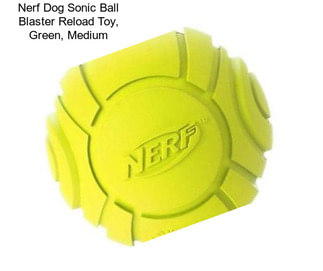 Nerf Dog Sonic Ball Blaster Reload Toy, Green, Medium