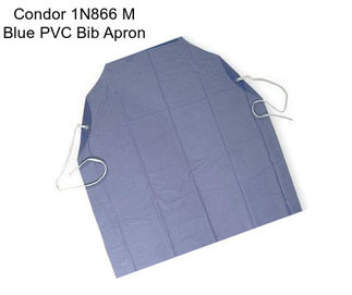 Condor 1N866 M Blue PVC Bib Apron