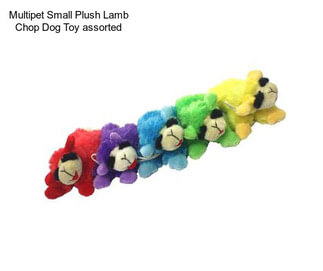 Multipet Small Plush Lamb Chop Dog Toy assorted