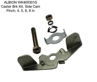 ALBION WK405301G Caster Brk Kit, Side Cam Pinch, 4, 5, 6, 8 In