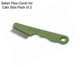 Safari Flea Comb for Cats Size:Pack of 2