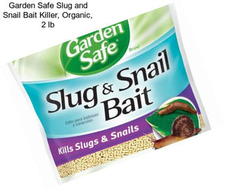 Garden Safe Slug and Snail Bait Killer, Organic, 2 lb