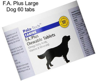 F.A. Plus Large Dog 60 tabs