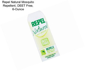 Repel Natural Mosquito Repellent, DEET Free, 6-Ounce