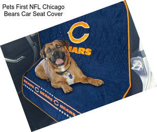 Pets First NFL Chicago Bears Car Seat Cover