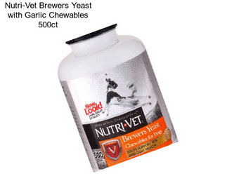 Nutri-Vet Brewers Yeast with Garlic Chewables 500ct