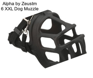 Alpha by Zeustm 6 XXL Dog Muzzle