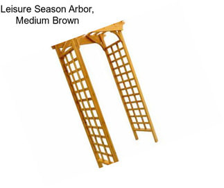 Leisure Season Arbor, Medium Brown