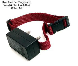 High Tech Pet Progressive Sound & Shock Anti-Bark Collar, 1ct