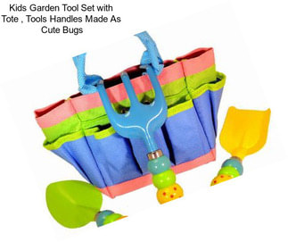 Kids Garden Tool Set with Tote , Tools Handles Made As \