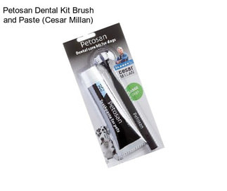 Petosan Dental Kit Brush and Paste (Cesar Millan)