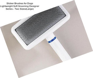 Slicker Brushes for Dogs Lightweight Soft Grooming Designer Series - Two Sizes(Large)