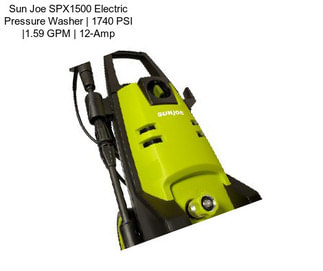 Sun Joe SPX1500 Electric Pressure Washer | 1740 PSI |1.59 GPM | 12-Amp