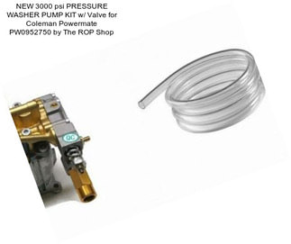 NEW 3000 psi PRESSURE WASHER PUMP KIT w/ Valve for Coleman Powermate PW0952750 by The ROP Shop