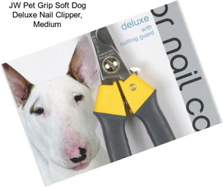 JW Pet Grip Soft Dog Deluxe Nail Clipper, Medium