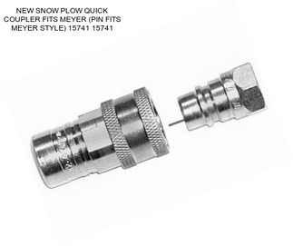 NEW SNOW PLOW QUICK COUPLER FITS MEYER (PIN FITS MEYER STYLE) 15741 15741