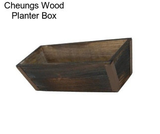 Cheungs Wood Planter Box