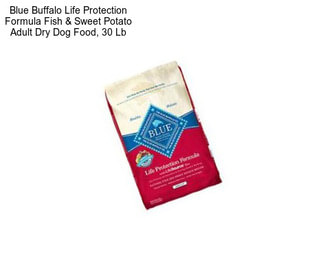 Blue Buffalo Life Protection Formula Fish & Sweet Potato Adult Dry Dog Food, 30 Lb