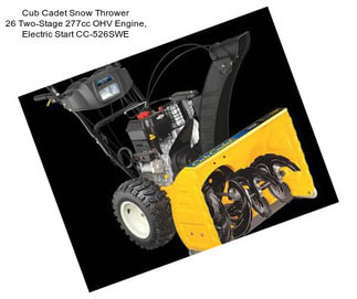 Cub Cadet Snow Thrower 26\