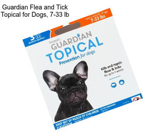 Guardian Flea and Tick Topical for Dogs, 7-33 lb