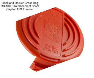 Black and Decker Grass Hog RC-100-P Replacement Spool Cap for AFS Trimmer