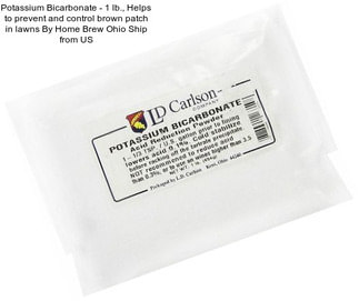 Potassium Bicarbonate - 1 lb., Helps to prevent and control brown patch in lawns By Home Brew Ohio Ship from US