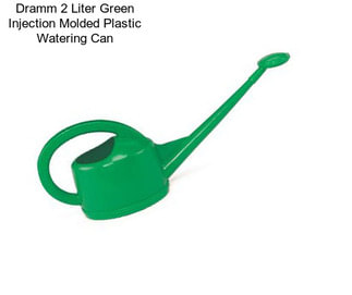 Dramm 2 Liter Green Injection Molded Plastic Watering Can