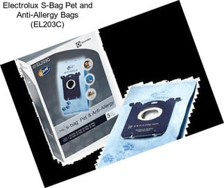 Electrolux S-Bag Pet and Anti-Allergy Bags (EL203C)