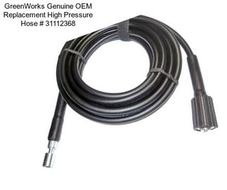 GreenWorks Genuine OEM Replacement High Pressure Hose # 31112368